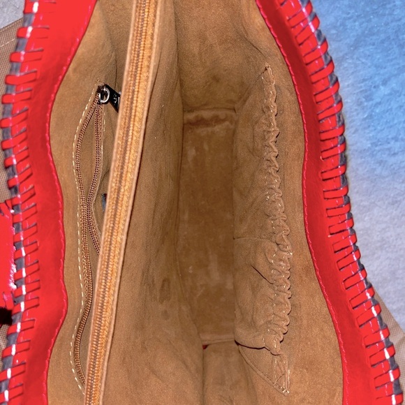 Patricia Nash Ninetta Bag – Bright Red Elegant, Bold, & Timeless Art To Wear - Picture 8 of 8